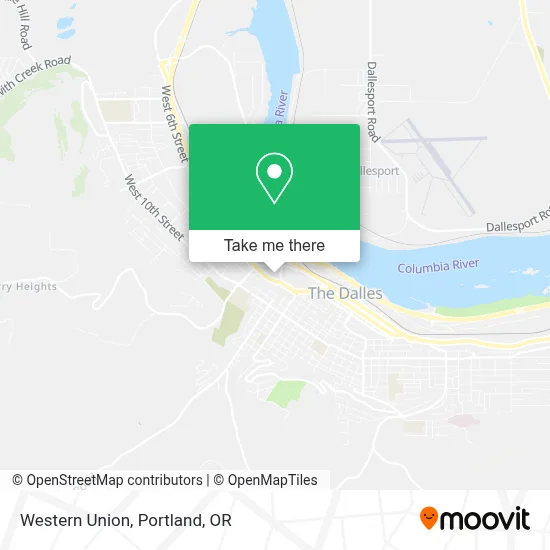 Western Union map