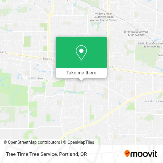 Tree Time Tree Service map