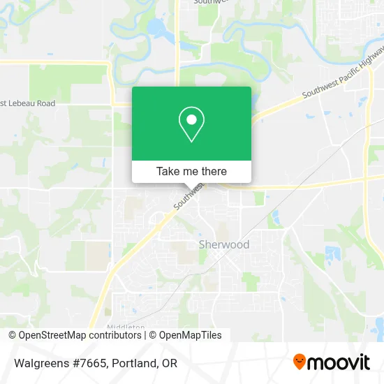 Walgreens #7665 map