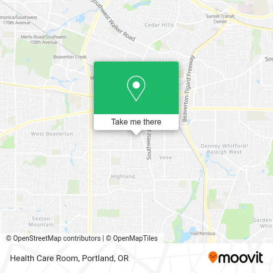 Health Care Room map