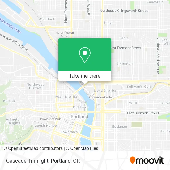 Cascade Trimlight map