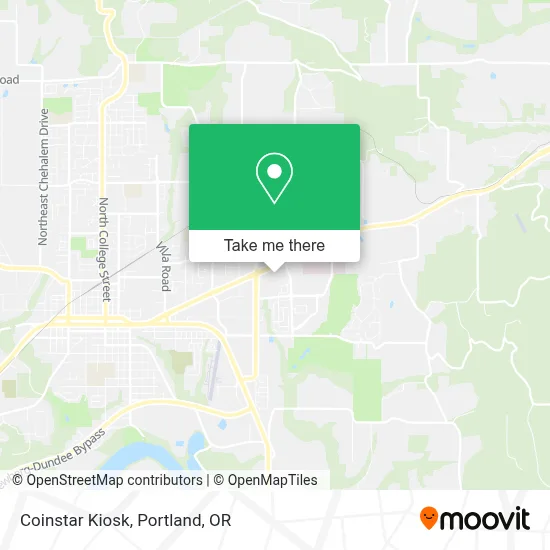 Coinstar Kiosk map