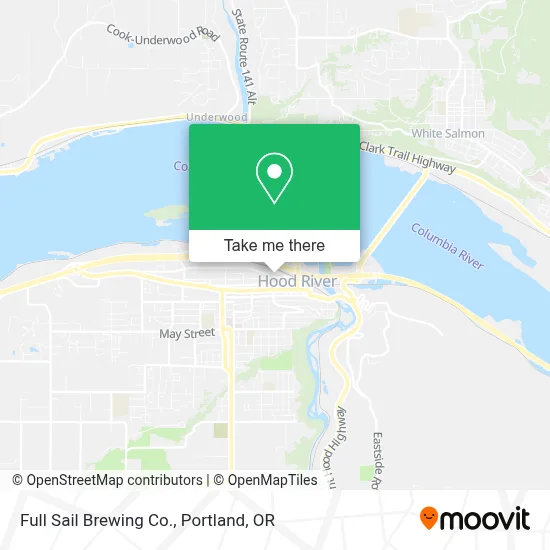 Full Sail Brewing Co. map