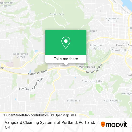 Vanguard Cleaning Systems of Portland map