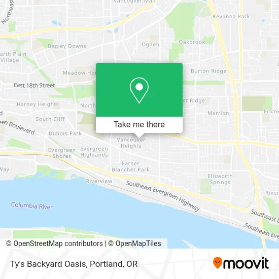 Ty's Backyard Oasis map