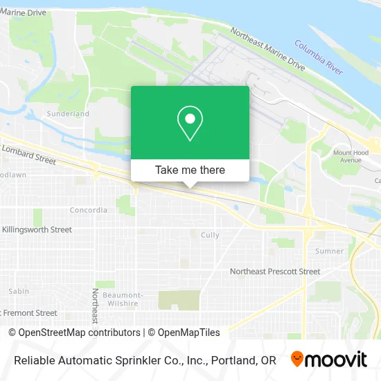 Reliable Automatic Sprinkler Co., Inc. map