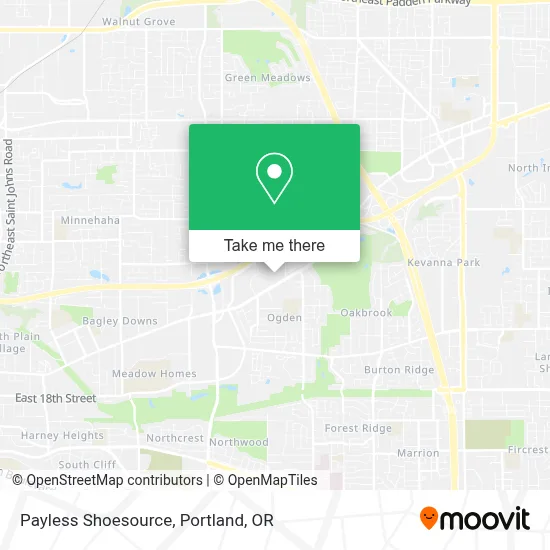 Payless Shoesource map