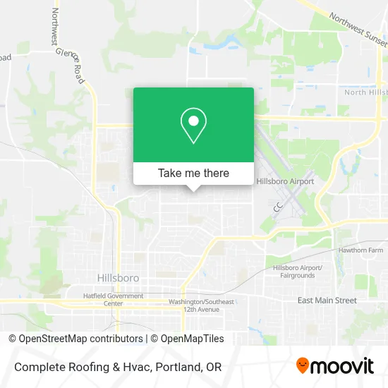 Complete Roofing & Hvac map