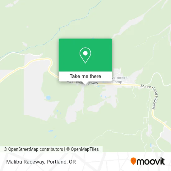Malibu Raceway map