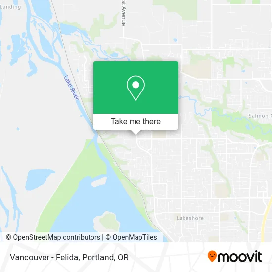Vancouver - Felida map
