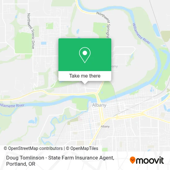 Doug Tomlinson - State Farm Insurance Agent map