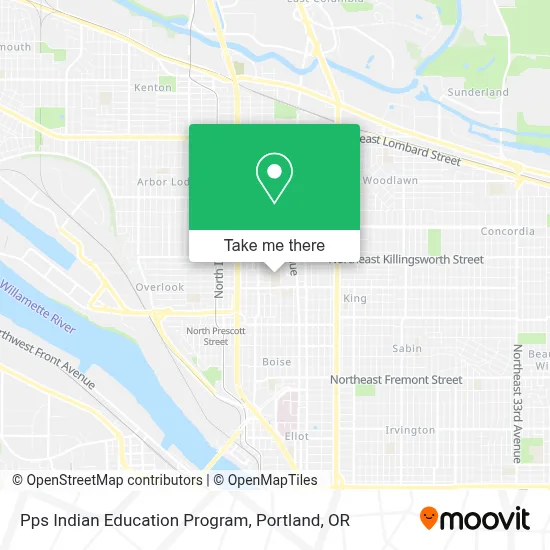 Pps Indian Education Program map