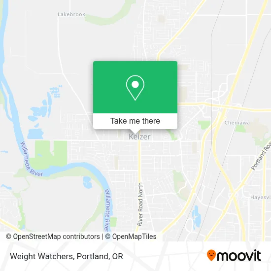 Weight Watchers map
