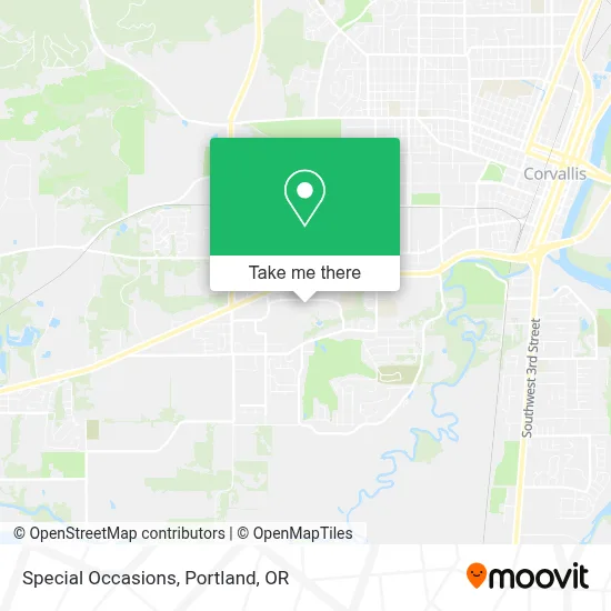 Special Occasions map