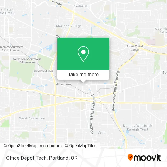 Office Depot Tech map