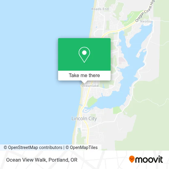 Ocean View Walk map