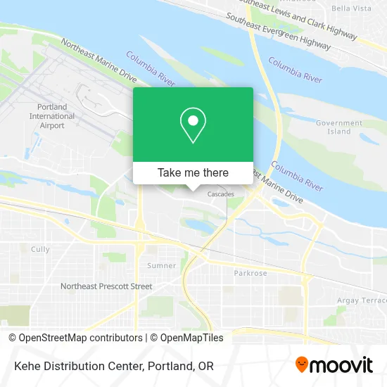 Kehe Distribution Center map