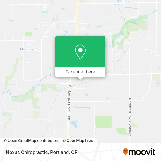 Nexus Chiropractic map