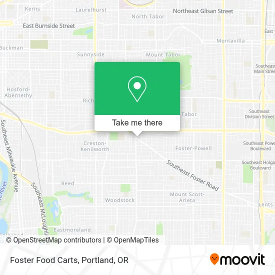Foster Food Carts map
