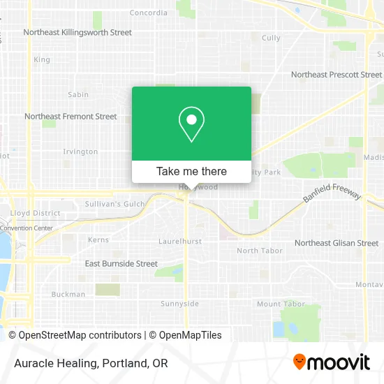 Auracle Healing map