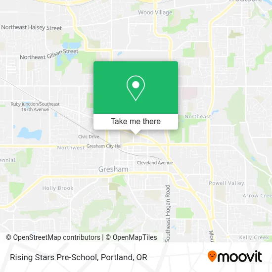 Rising Stars Pre-School map