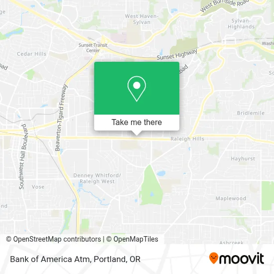 Bank of America Atm map