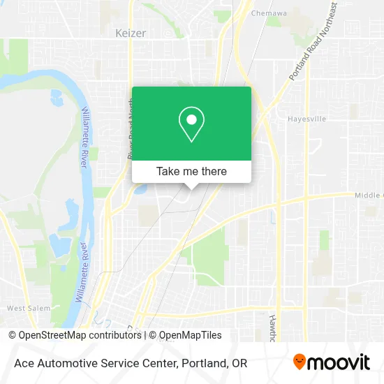 Ace Automotive Service Center map