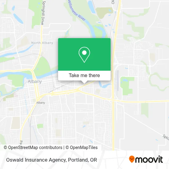 Oswald Insurance Agency map