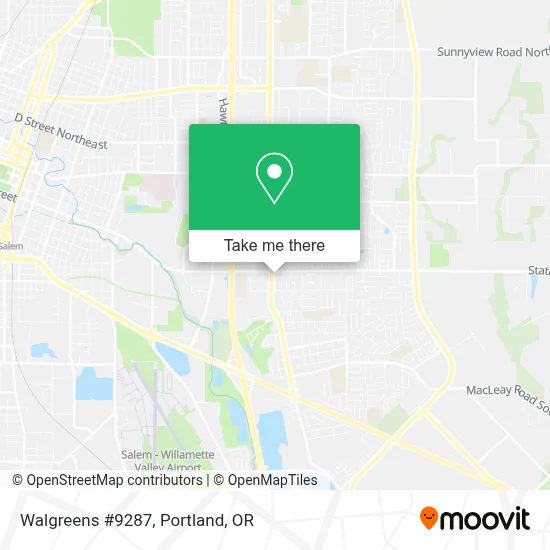 Walgreens #9287 map