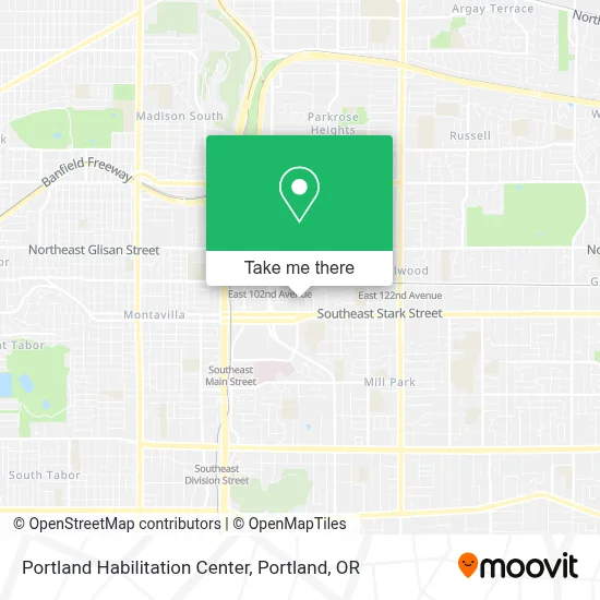 Portland Habilitation Center map