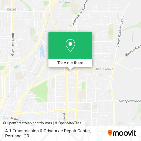 A-1 Transmission & Drive Axle Repair Center map