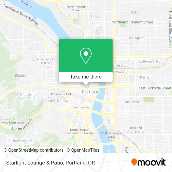 Starlight Lounge & Patio map