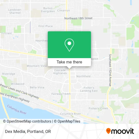 Dex Media map