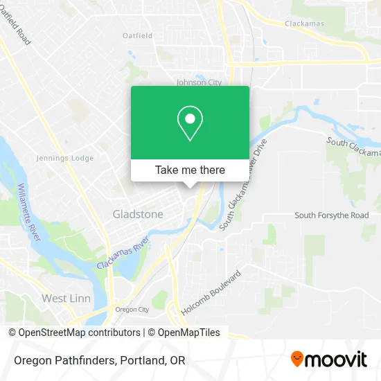 Oregon Pathfinders map