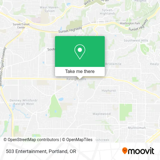 503 Entertainment map