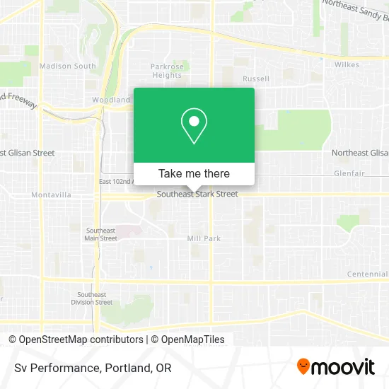 Sv Performance map