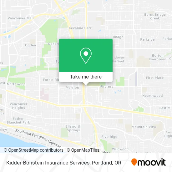 Kidder-Bonstein Insurance Services map
