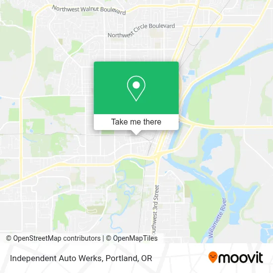 Independent Auto Werks map