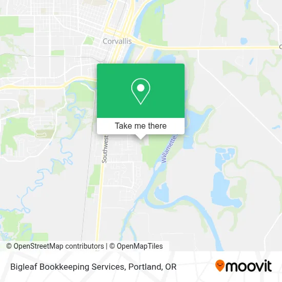 Bigleaf Bookkeeping Services map