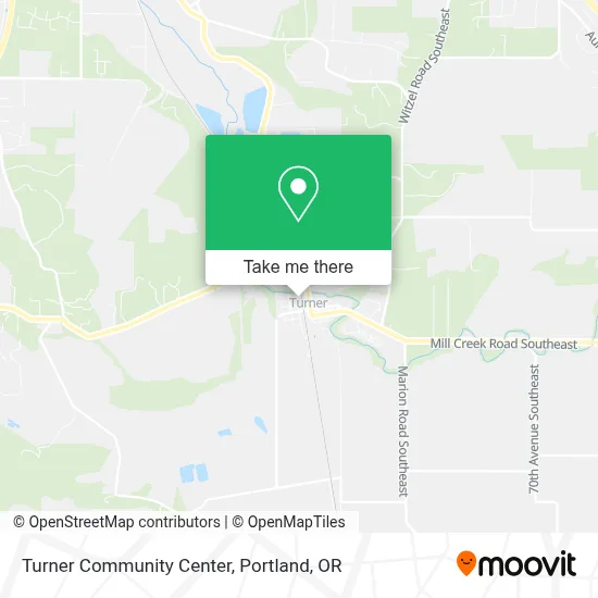 Turner Community Center map