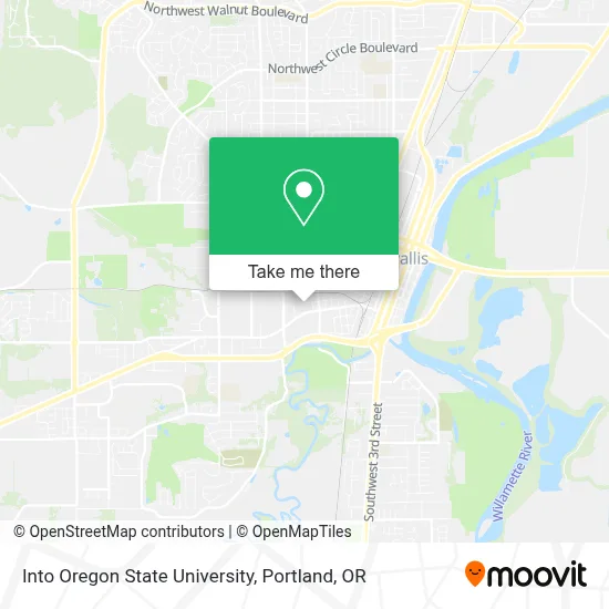 Into Oregon State University map