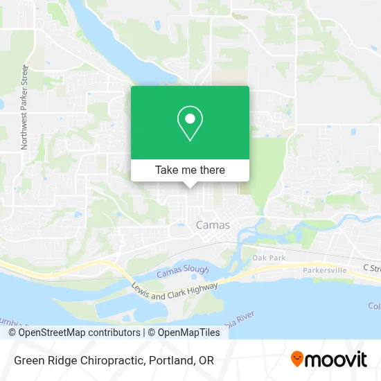 Green Ridge Chiropractic map