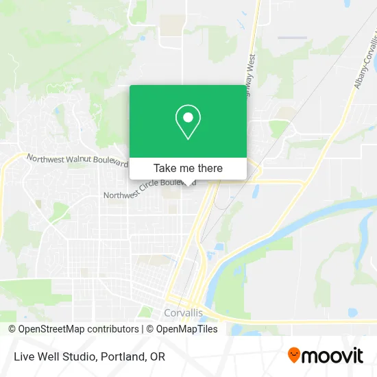 Live Well Studio map