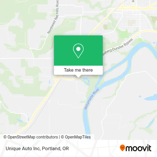 Unique Auto Inc map