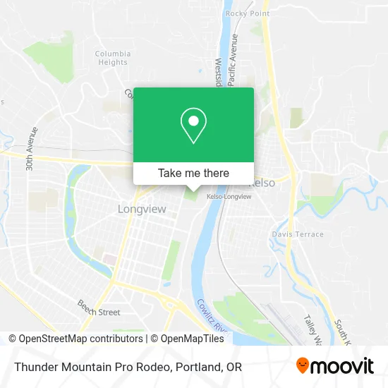 Thunder Mountain Pro Rodeo map