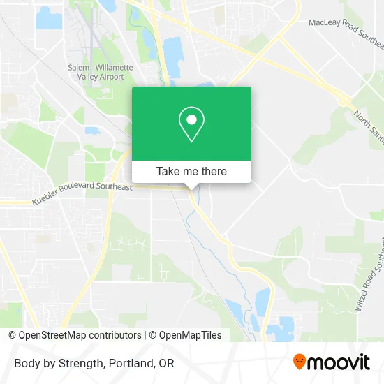 Body by Strength map