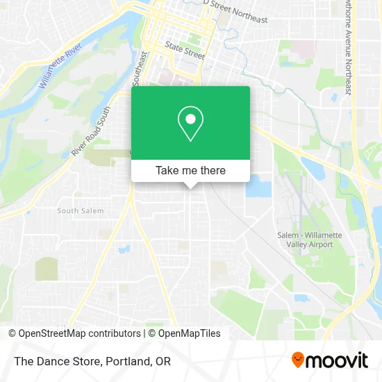 The Dance Store map