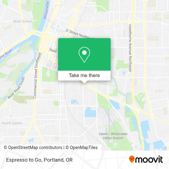 Espresso to Go map