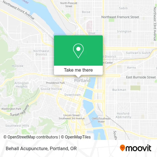 Behall Acupuncture map