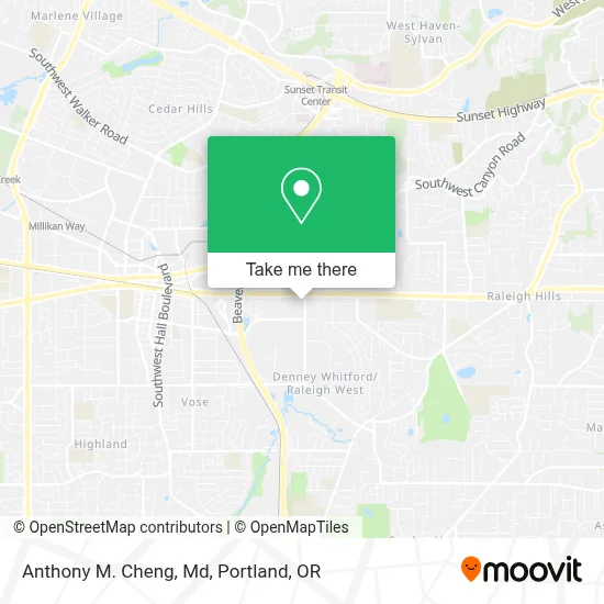 Anthony M. Cheng, Md map